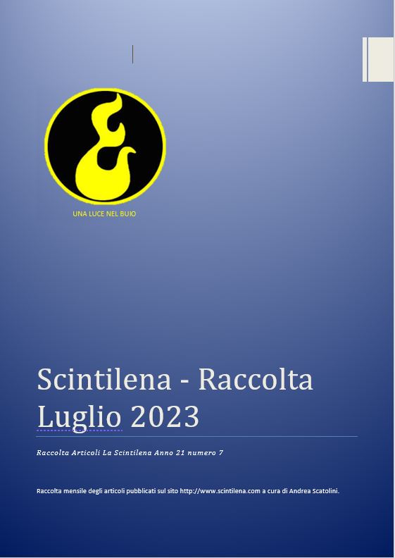 nuovo numero di luglio di "La Scintilena"