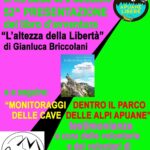 Presentazione del libro d’avventura ‘L’altezza della Libertà’ di Gianluca Briccolani: Un viaggio tra l’essenziale bellezza delle Alpi Apuane