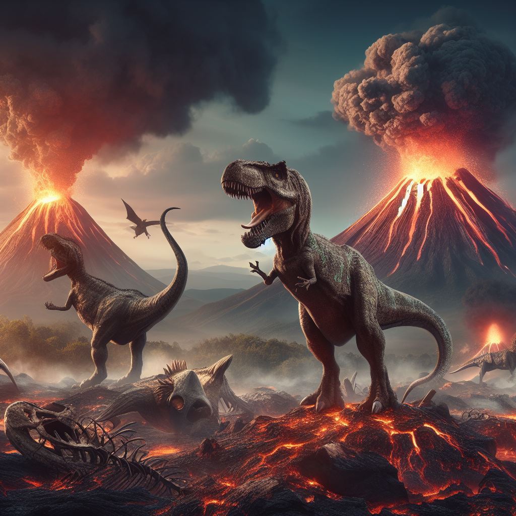 Dinosauri clearance e vulcani