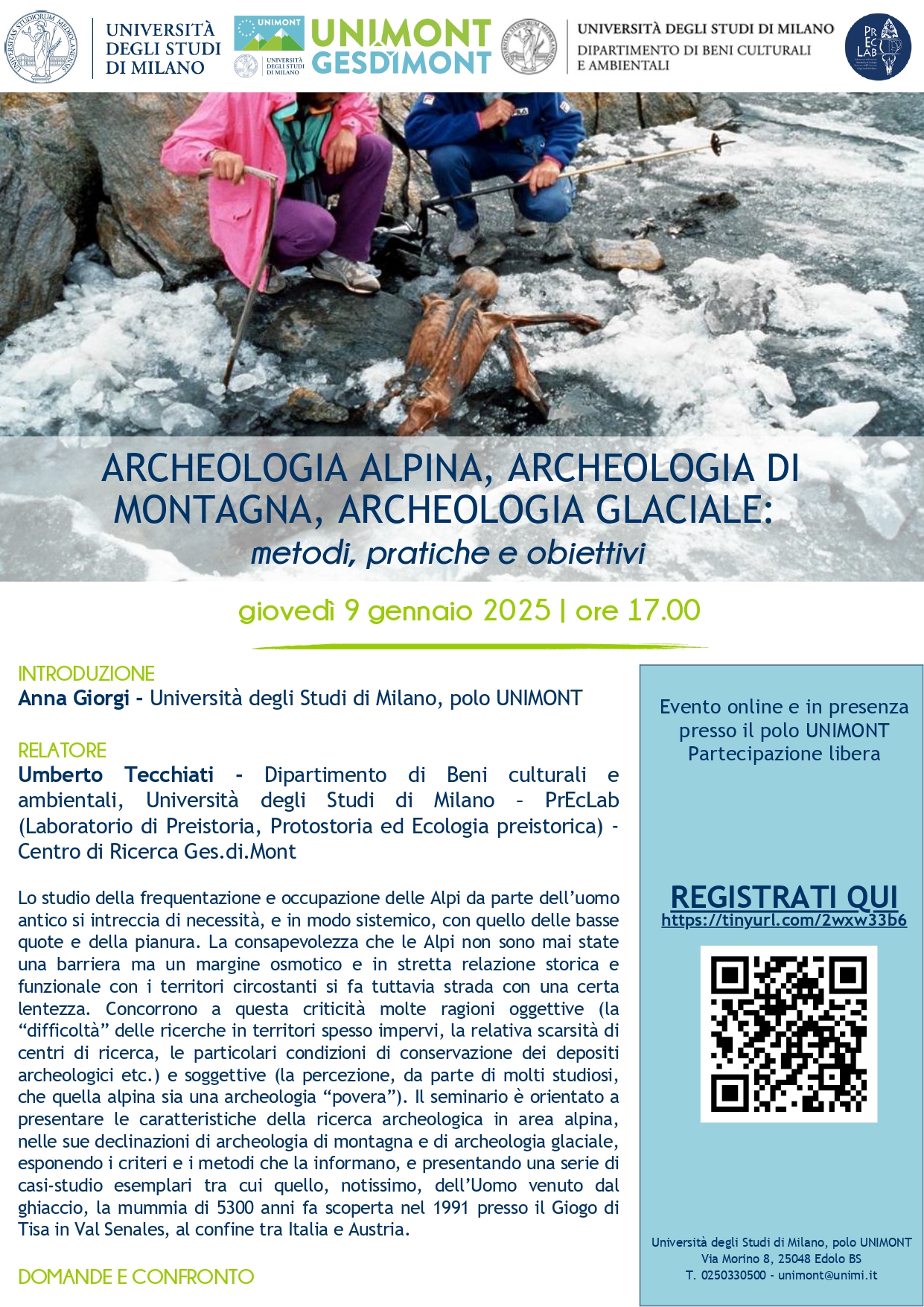 Locandina dell'evento