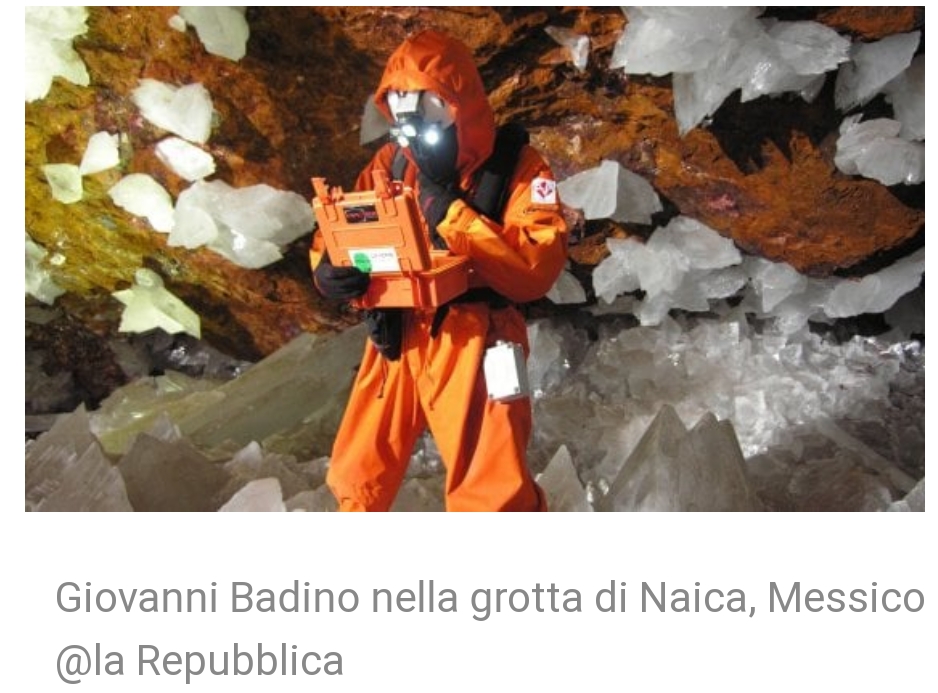 Giovanni Badino a Naica