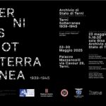 Terni Sotterranea: mostra documentale e audiovisiva dal 23 al 30 maggio