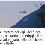 Dispersi due vigili del fuoco nell’Avello: ricerche in corso